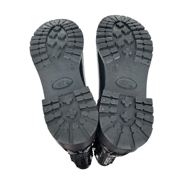 DAV Black Rubber Stud Detail Rain Winter Waterproof Boots Women's Size 9 - Picture 8 of 9